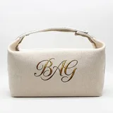 Pink Canvas Handheld Makeup Bag – view 3