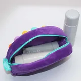 Purple Pom Pom Plush Makeup Bag – view 5