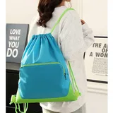 Durable Polyester Drawstring Daypack, Two Sizes – view 5
