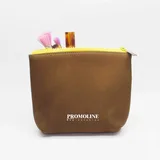 Light Brown Neoprene Makeup Bag – view 1