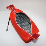 Orange Canvas Cosmetic Bag with Webbing Handle – view 5