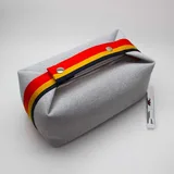 Light Grey Canvas Toiletry Bag, Webbing Handle – view 2