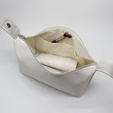 White Minimalist Canvas Toiletry Organizer – view 5