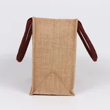 Jute Shopping Tote with Flexiloop Handle – view 6
