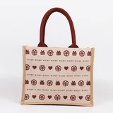 Jute Shopping Tote with Flexiloop Handle – view 2
