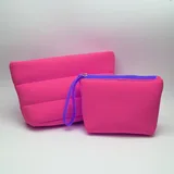 Colorful Neoprene Wristlet Cosmetic Pouch – view 4