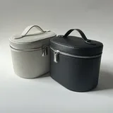 Lychee-Grain PU Barrel Makeup Bag – view 4