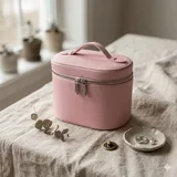 Barrel PU Leather Cosmetic Case – view 6