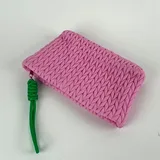 Fluffy Polyester Cosmetic Bag with Rope Handle – view 2