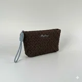 Fluffy Polyester Cosmetic Bag with Rope Handle – view 5