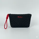 Fluffy Polyester Cosmetic Bag with Rope Handle – view 4