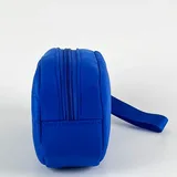 Royal Blue Puff Quilted Polyester Toiletry Bag – view 5