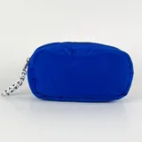 Royal Blue Puff Quilted Polyester Toiletry Bag – view 2