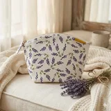 Floral Polyester Drawstring Cosmetic Bag – view 6