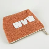 Orange Teddy Fleece Cosmetic Bag – view 3