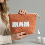 Orange Teddy Fleece Cosmetic Bag – view 2