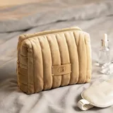Quilted Velvet Toiletry Organizer with Soft Handle – view 1