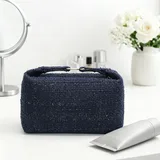 Dark Tweed Polyester Makeup Bag – view 1
