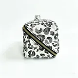 Leopard Print PU Makeup Bag with Handle – view 2