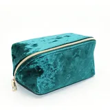 Green Crushed Velvet Mini Makeup Case – view 2