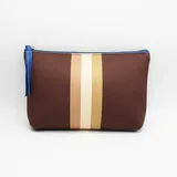 Colorblock Stripe Neoprene Makeup Bag – view 2