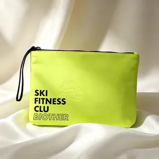 Lime Green Neoprene Makeup Pouch