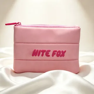 Rose Pink Neoprene Makeup Pouch