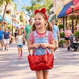 Glitter Bow Mini Handbag for Girls – view 1