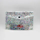 Holographic Glitter Clear PVC Cosmetic Bag – view 2