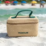 Green Woven Cosmetic Case with Handle – view 1
