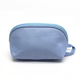 Blue Canvas Travel Toiletry Bag with Side Handle – view 2