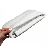 Blue Neoprene Makeup Bag with Debossed Logo – view 2