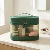 Green Cosmetic Packaging Case with Clear Window – view 1