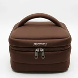 Brown Padded Neoprene Vanity Case with Handle – view 1