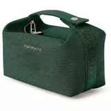 Green Cotton Makeup Organizer with Herringbone Handle – view 1