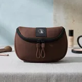 Slim Brown PU Makeup Pouch – view 1