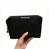 Black Neoprene Makeup Bag with Handle – view 1