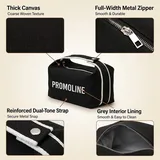Black Canvas Makeup Bag with Soft Handle – view 4