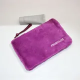 Purple Faux Fur Makeup Bag – view 2