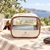 Clear PVC Toiletry Bag with Window Zipper – view 1